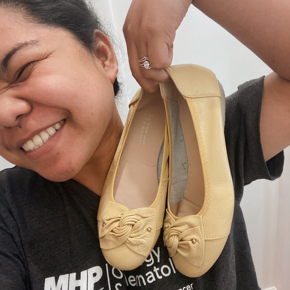 Ballet flats Doll shoes | Semi Light brown and Light Yellow | Size 41 | $18 - Picture 4 of 7